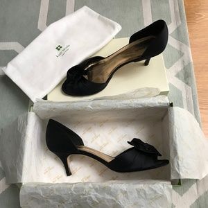 Kate Spade, Evie, 10M, Black/Satin